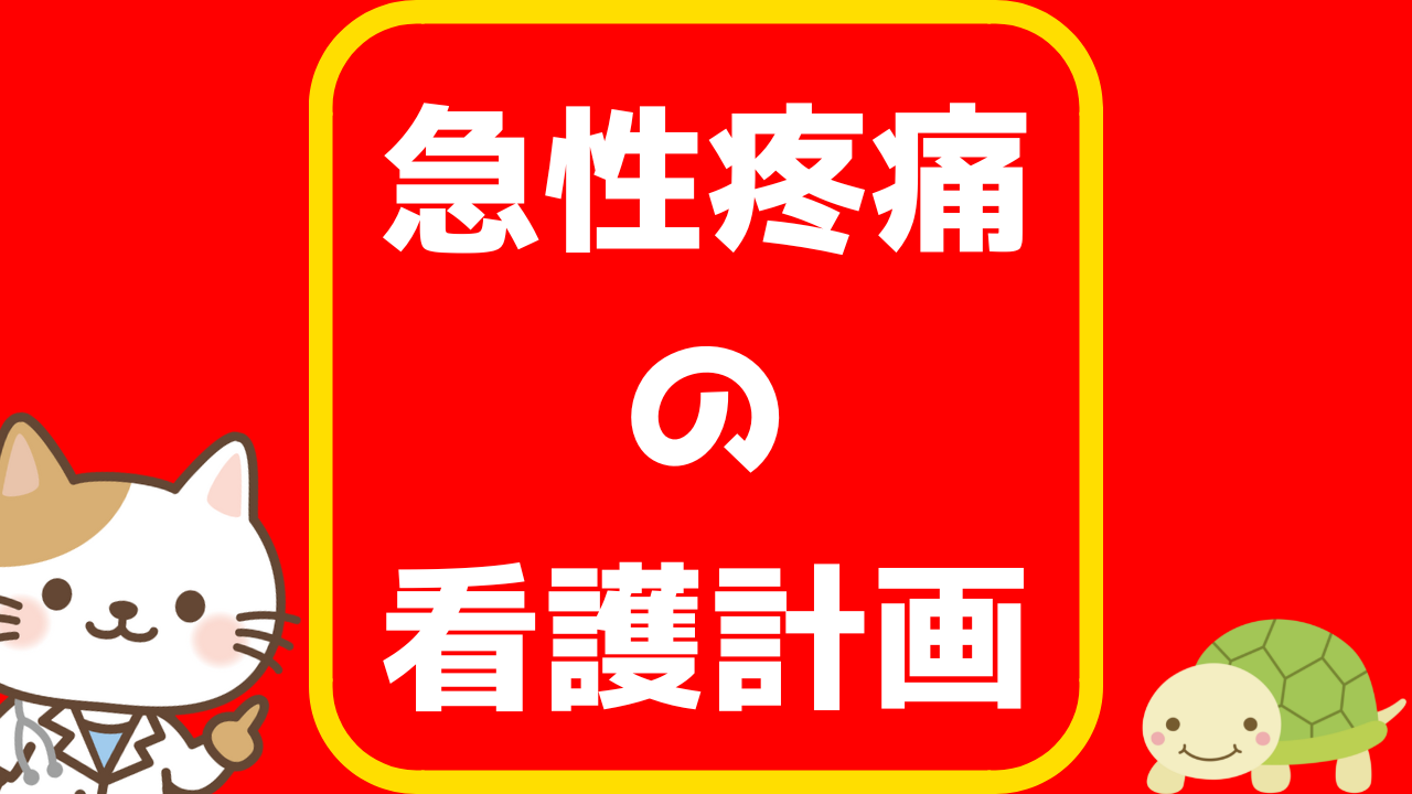 急性疼痛の看護計画まとめ | カンサポ | 看護過程や実習記録を高品質に作成支援